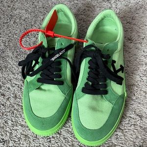 Off White Virgil Abloh green sneakers hype street